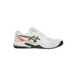 Asics Tennis Shoes Gel Dedicate 9 Clay/Sand Court White/Khaki Men's