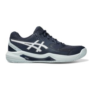 Asics Tennis Shoes Gel Dedicate 8 Clay/Sand Court Night Blue/White Ladies