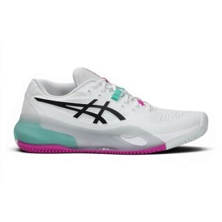 Asics Tennis Shoes Gel Resolution X Clay/Sand Court (Stability) 2026 White/Mint/Purple Men's