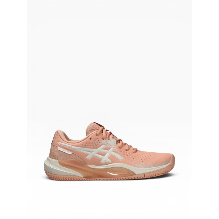 Asics Tennis Shoes Gel Challenger 15 Clay/Sand Court (Cushioning) Orange/White Ladies