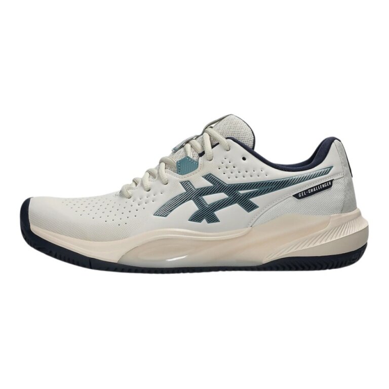 Asics Tennis Shoes Gel Challenger 15 Clay/Sand Court (Cushioning) Oatmeal/Midnight Men's