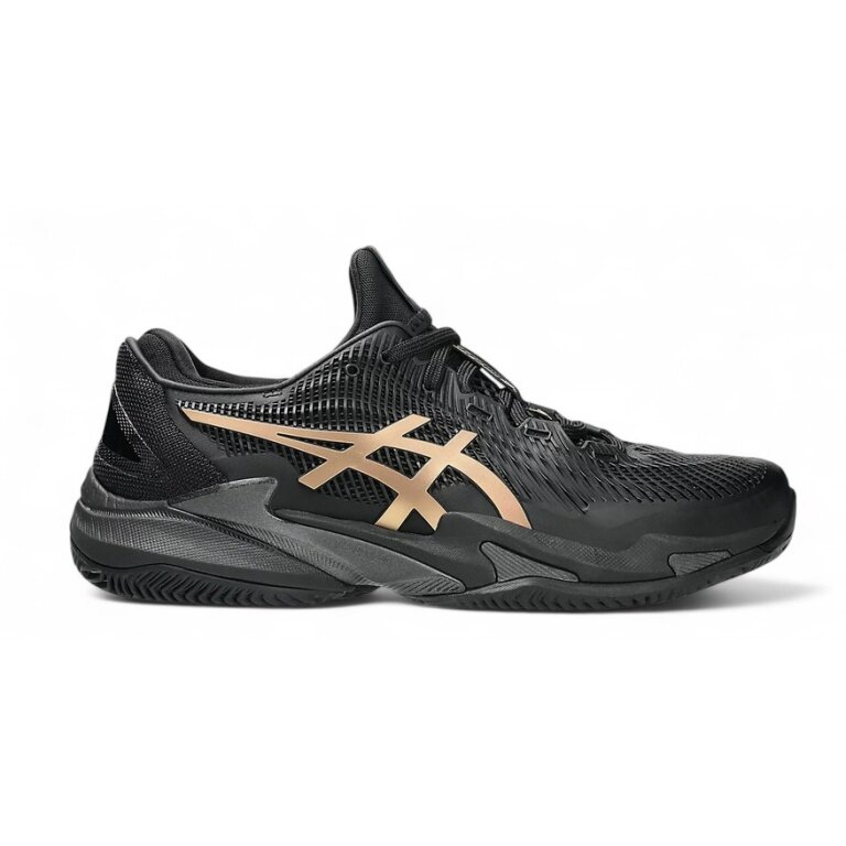 Asics Tennis Shoes Gel Court Novak FF 3 Night Energy Clay/Sand Court/Stability 2025 Black/Gold Men's
