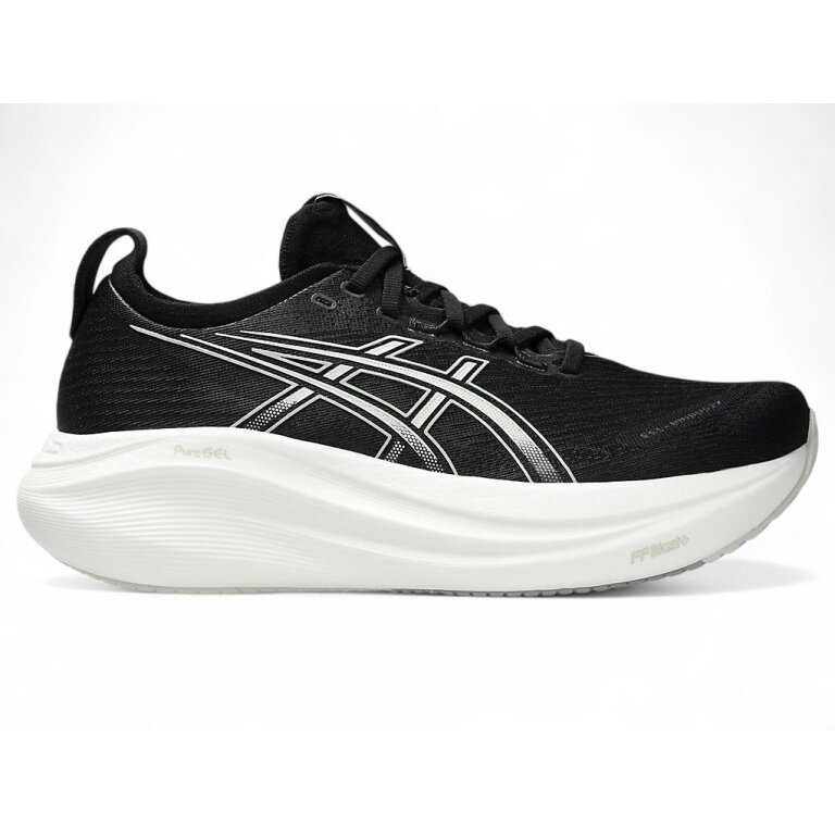 Asics Gel Nimbus 27 Running Shoes (Cushioning) 2025 black/white ladies