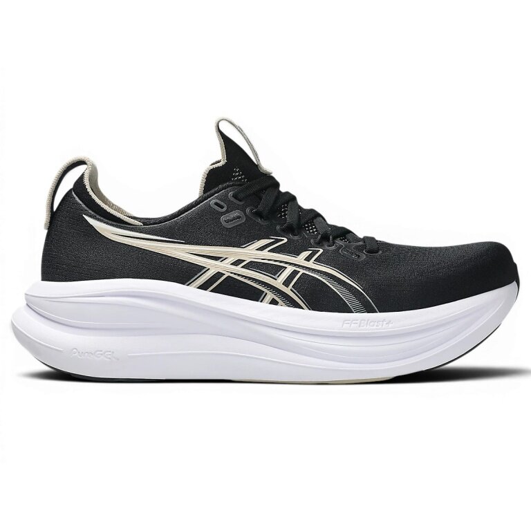 Asics running shoes Gel Nimbus 28 (cushioning) black/grey ladies