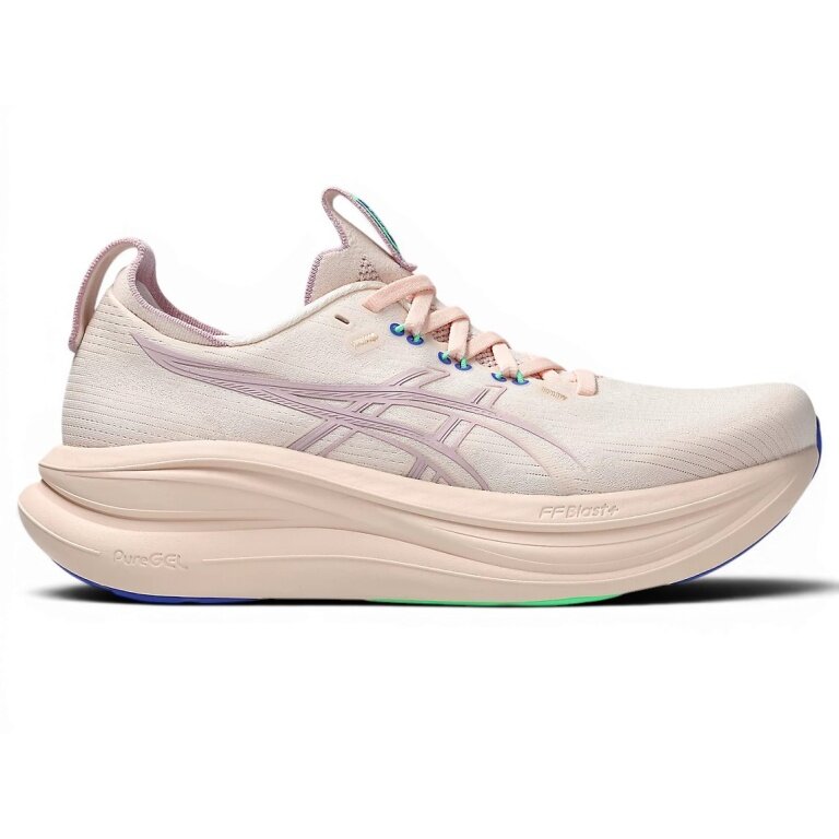 Asics running shoes Gel Nimbus 28 (cushioning) pearl pink/beige ladies