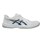 Asics Volleyball Indoor Shoes Upcourt 6 2025 white/teal Men's