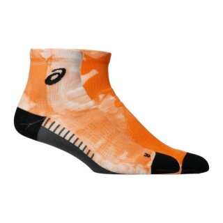 Asics Performance Run Quarter Running Socks Light Orange - 1 Pair