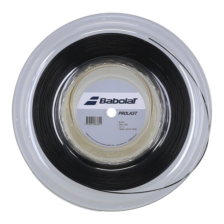 Babolat Tennis String Pro Last Black 200 Metre Reel