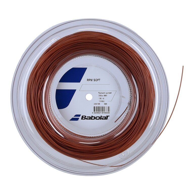 Babolat Tennis String RPM Soft Radiant Red 200m Reel