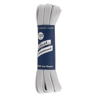 Barth Shoelaces/Shoe Straps Fashionable Light Grey 120cm
