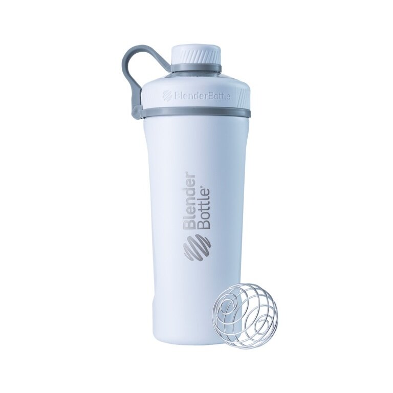 BlenderBottle Drinking Bottle Radian Thermo Stainless Steel (robust, double-walled insulation) 770ml white