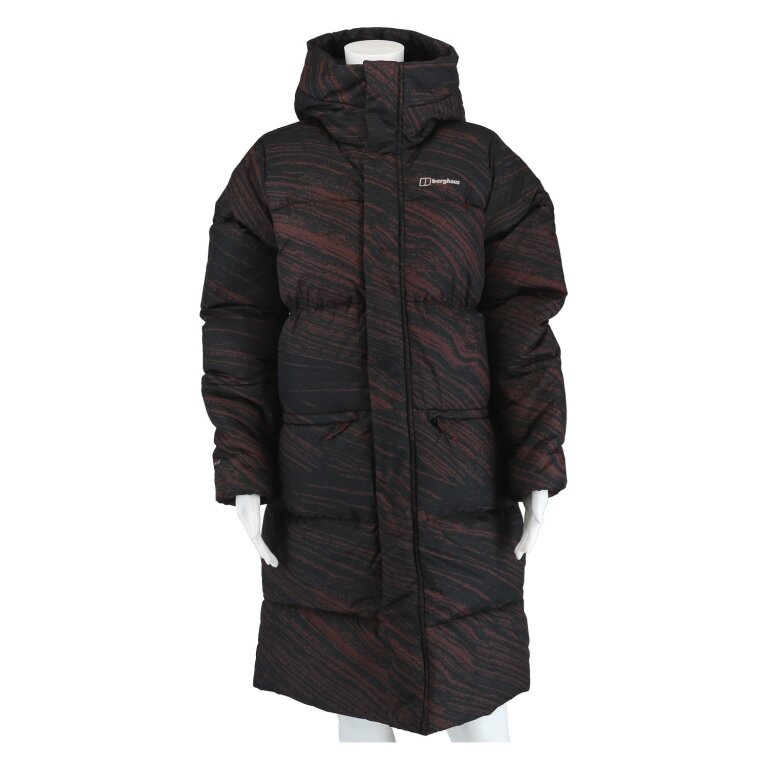 Berghaus Winter Coat Combust Reflect Long Jacket (very warm, water-repellent) black/brown ladies