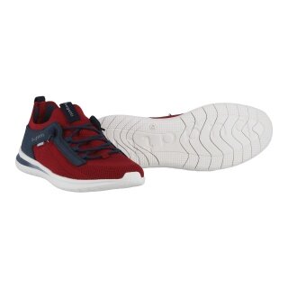 Bugatti Sneaker 321-AWO62 red/dark blue men's