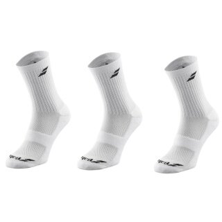 Babolat Sports Socks Crew Classic White Children - 3 Pairs