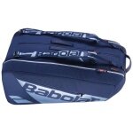 Babolat Tennis Racket Bag Pure Drive 11 Gen (Racket Bag, 3 Main Compartments, Shoe Compartment) 2025 Blue 12 Pack