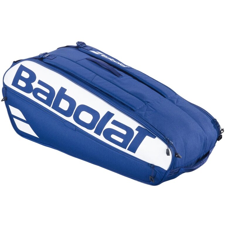 Babolat Tennis Racket Bag Court L (Racket Bag, 2 Main Compartments) 2025 blue/white 9 Racket