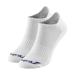 Babolat Invisible Tennis Socks (Cotton) White Ladies - 2 Pairs