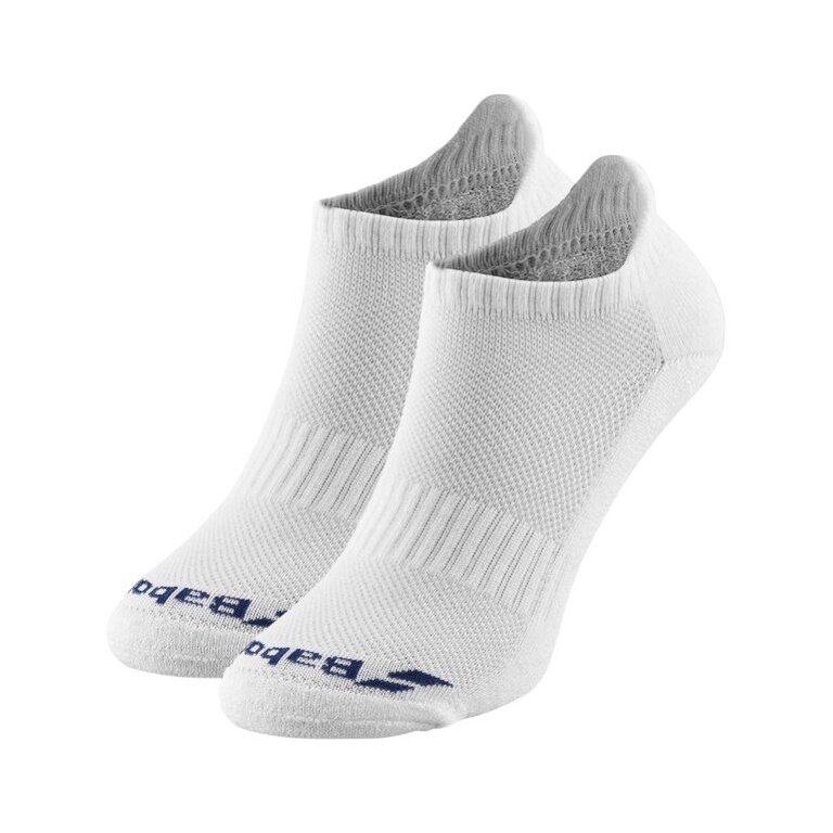 Babolat Invisible Tennis Socks (Cotton) White Ladies - 2 Pairs