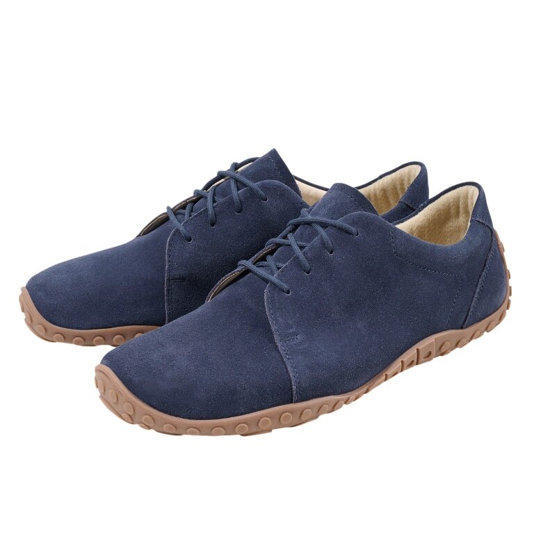 Bear Barefoot Shoes Jace (Cow Suede) Blue Men's