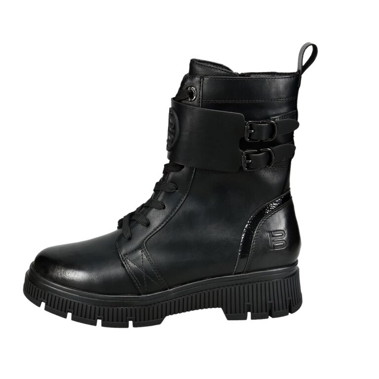 Bugatti Boots Robin (lace-up boots with side zipper) black Women