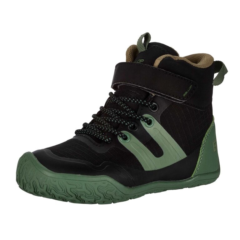 Ballop barefoot shoes sneakers Kuluba Waterproof (flexible sole, water-repellent) black/green children