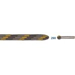 Barth Shoelaces Mountain Sports half-round yellow/grey 150cm