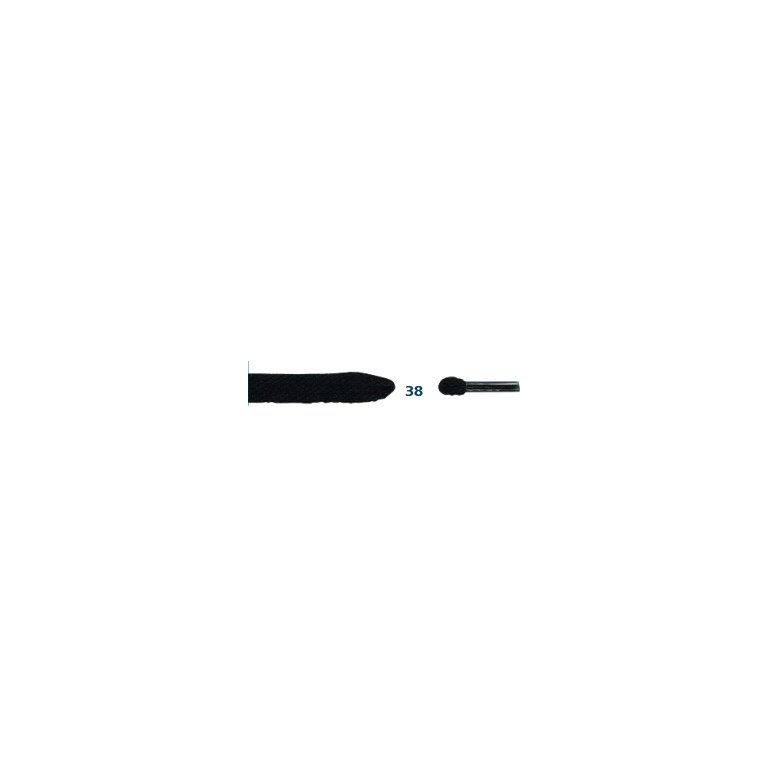 Barth Flat Classic Black Shoelaces 120cm