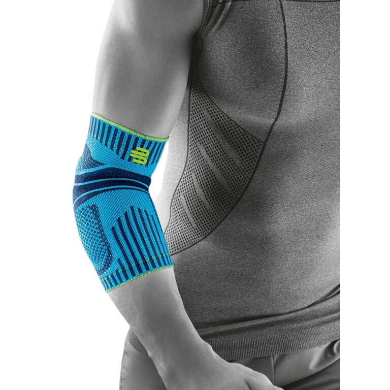 Bauerfeind Elbow Support Sports Elbow Bandage (light, comfortable) river blue - 1 piece