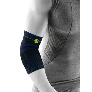 Bauerfeind Elbow Support Sports Elbow Bandage (light, comfortable) black/blue - 1 piece