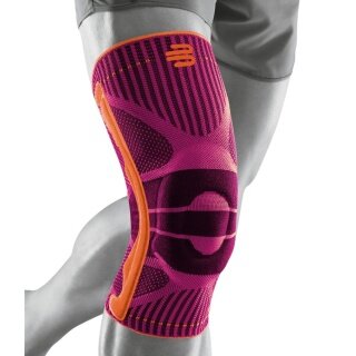 Bauerfeind knee brace (light compression, protects against overexertion) pink - 1 piece