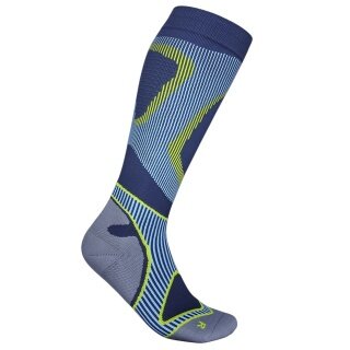 Bauerfeind Compression Sock Run Performance Compression blue Men's - 1 Pair