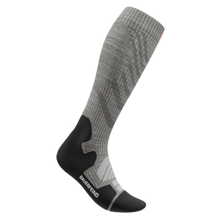 Bauerfeind Outdoor Merino Compression Socks (targeted compression) grey ladies - 1 pair