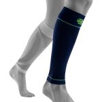 Bauerfeind Sports Calf Compression Sleeves Short Navy Blue - 2 Pieces
