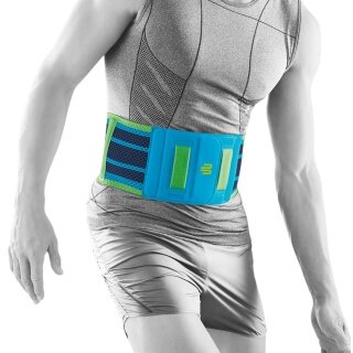 Bauerfeind Sports Back Support (maximum freedom of movement) river blue - 1 piece