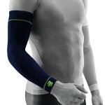 Bauerfeind Sports Compression Arm Sleeves Long (light, comfortable) navy blue - 2 pieces