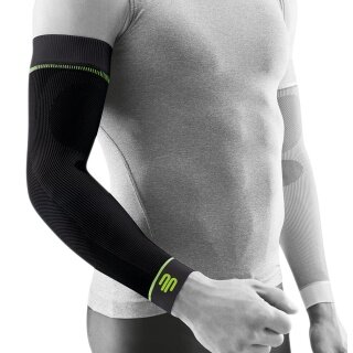 Bauerfeind Sports Compression Arm Sleeves Short (light, comfortable) black - 2 pieces