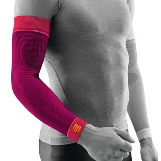 Bauerfeind Sports Compression Arm Sleeves Short (light, comfortable) pink - 2 pieces