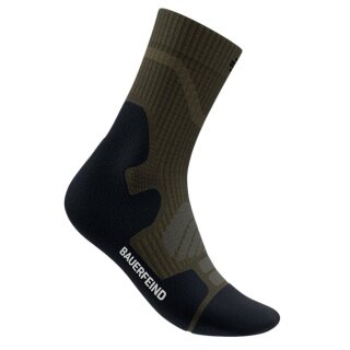 Bauerfeind Sportsock Outdoor Merino Mid Cut (Compression Sock) dark green Men's - 1 Pair