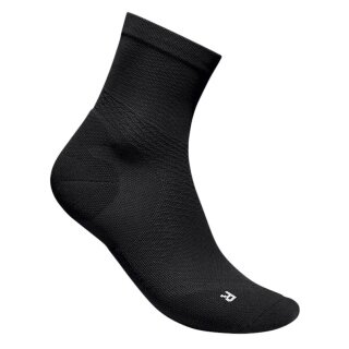 Bauerfeind Sportsock Run Ultralight Mid Cut (Compression Sock) black Men's - 1 Pair