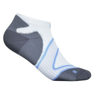 Bauerfeind Sportsock Run Performance Low Cut (Compression Sock) white/blue men's - 1 pair