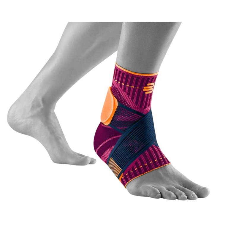 Bauerfeind Ankle Brace Sports Ankle Support right pink - 1 piece