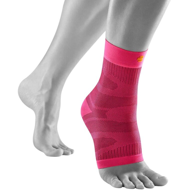 Bauerfeind Ankle Brace Sports Compression Ankle Support (Compression Bandage) pink - 1 piece