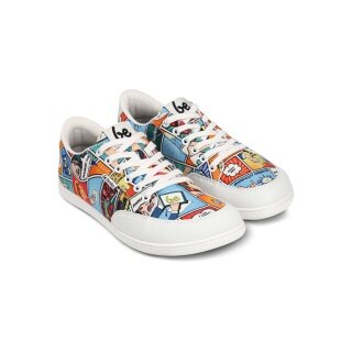Be Lenka Barefoot Shoes Sneakers Rebound (flexible sole, pure barefoot feeling) Comics colourful