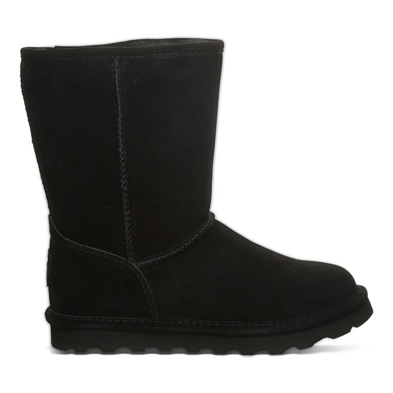 Bearpaw Winter Boots Elle Short (Suede, warm) black Ladies