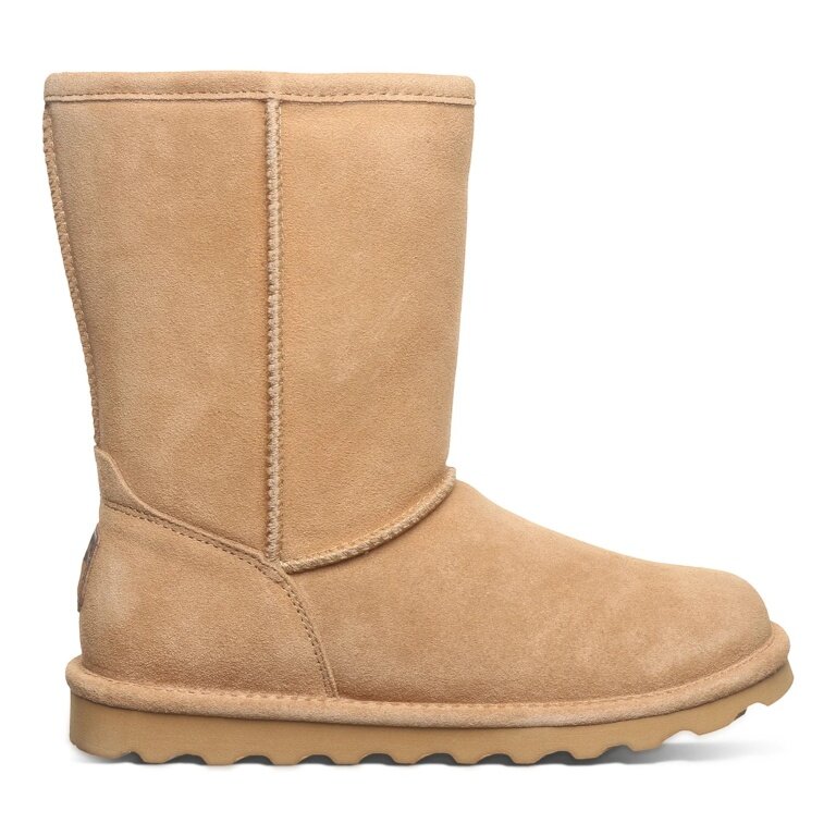 Bearpaw Winter Boots Elle Short (Suede, warm) beige Ladies