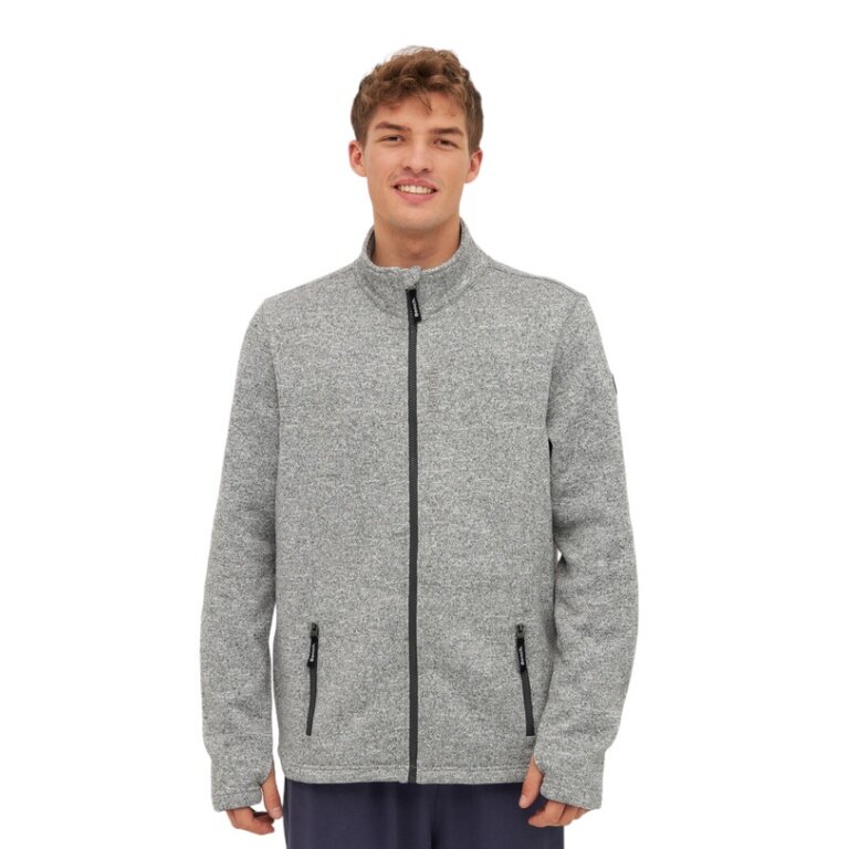 Bench Fleece Jacket Agito (water-repellent, modern design) grey men's
