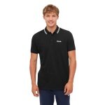 Bench Leisure Polo Gruff (100% Cotton) black Men's
