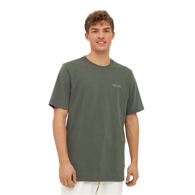 Bench Casual T-shirt Adam (loose fit, lightweight) khaki green men's