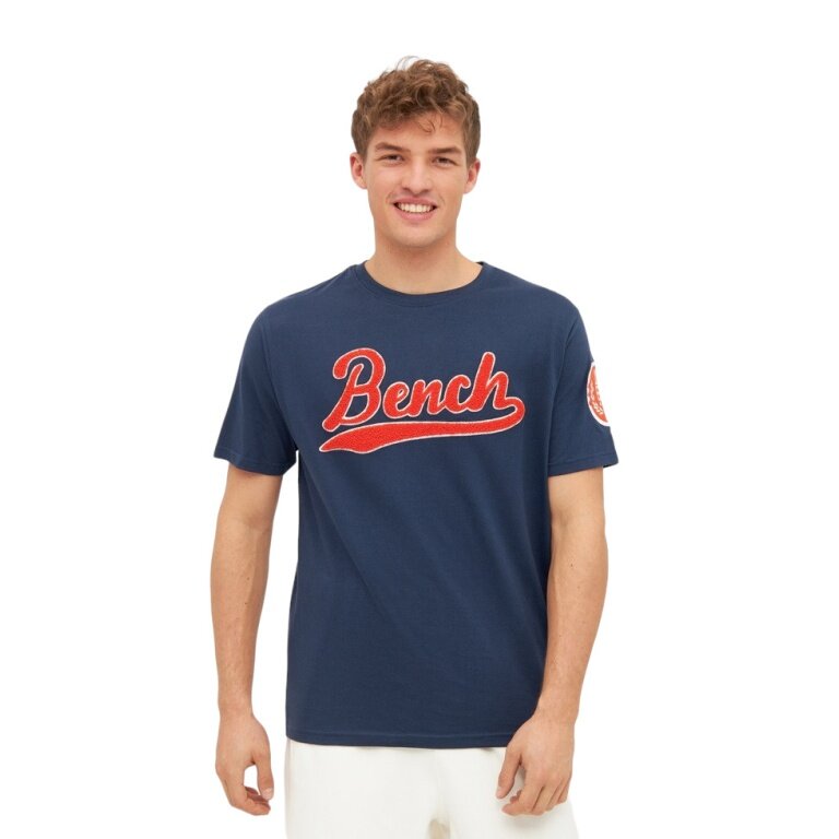 Bench Leisure T-Shirt Enam (100% Cotton) navy blue Men's