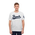 Bench Leisure T-Shirt Enam (100% Cotton) white Men's